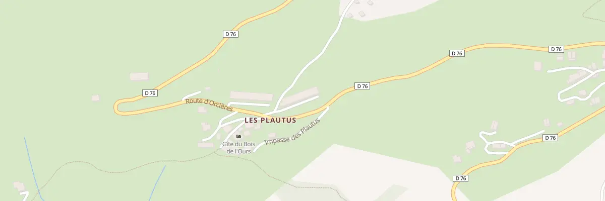 Plan du 7948 Rte d’Orcières à Orcières