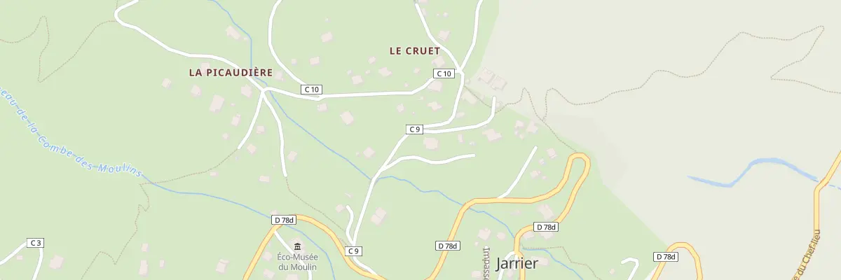 Plan du 5490 Le Cruet à Jarrier