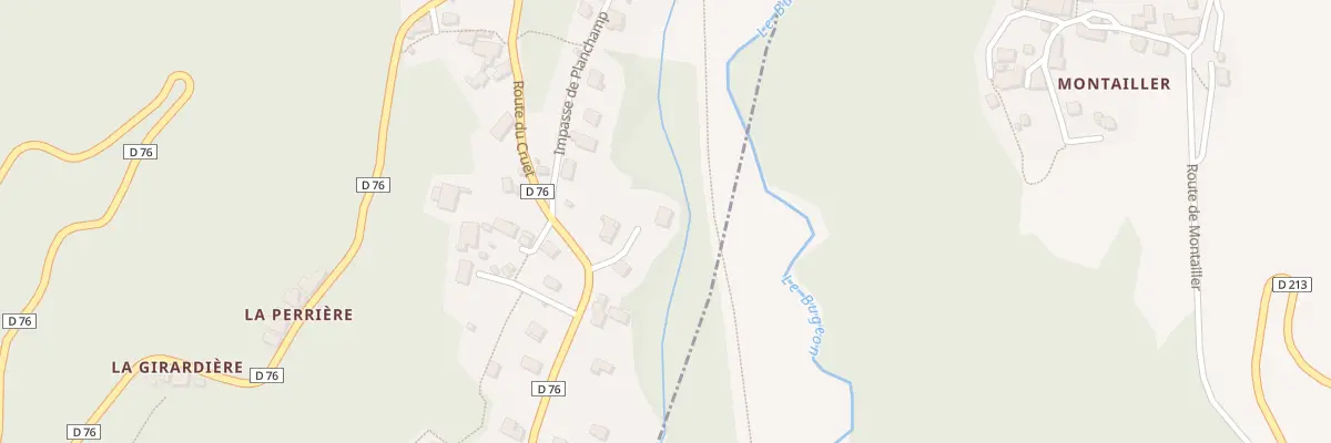 Plan du 5067 La Combe à Notre-Dame-du-Cruet