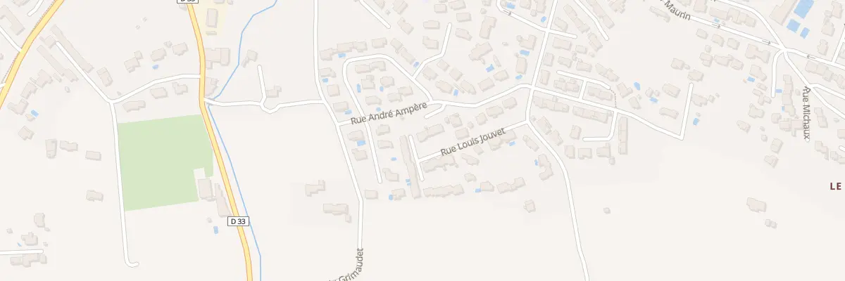 Plan du 9017 Av du Pioule au Luc
