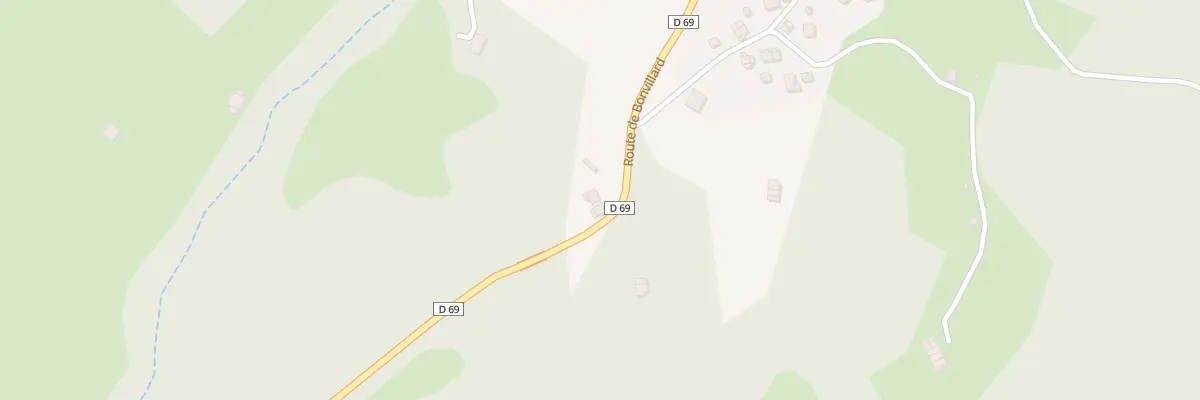 Plan du 1460 Rte de Bonvillard à Bonvillard
