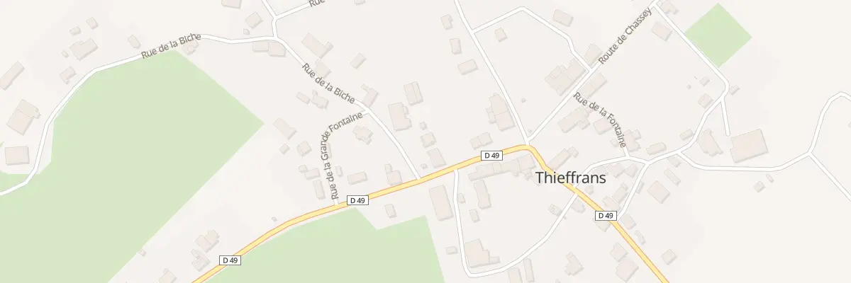 Plan du 2 Rue de la Biche à Thieffrans
