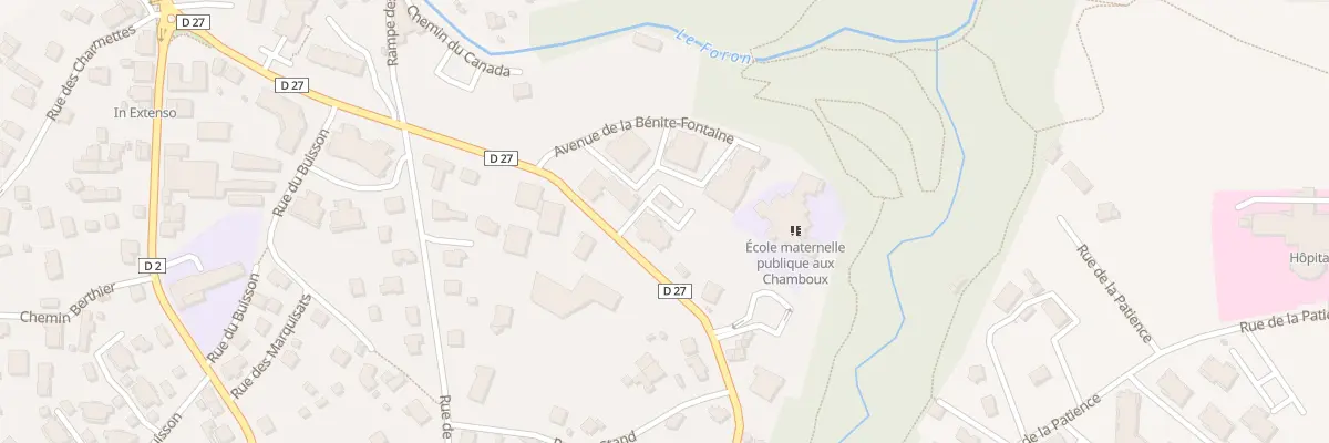 Plan du 369 Av de la Bénite Fontaine à La Roche-sur-Foron