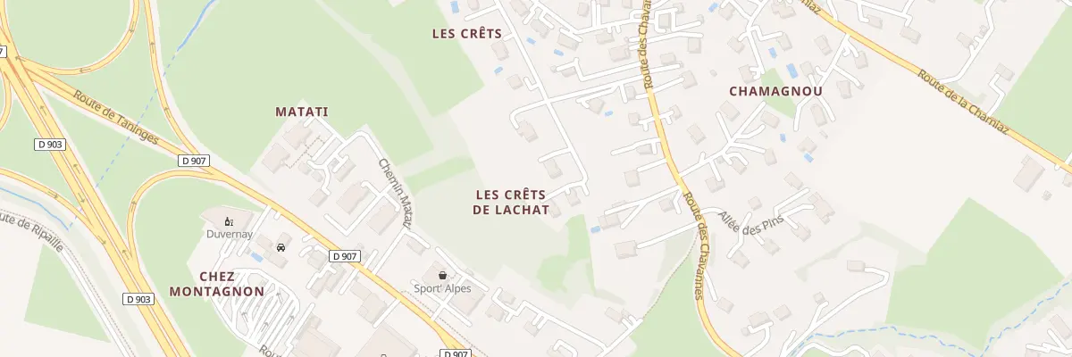 Plan du 164 Imp des Crêts de Lâchât à Bonne