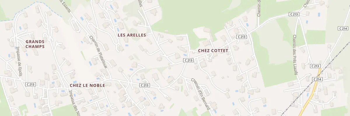 Plan du 22 Che des Arelles à Cranves-Sales
