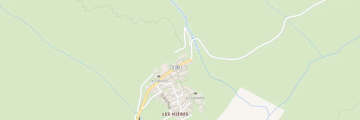 Plan du 5593 Les Hieres à La Grave