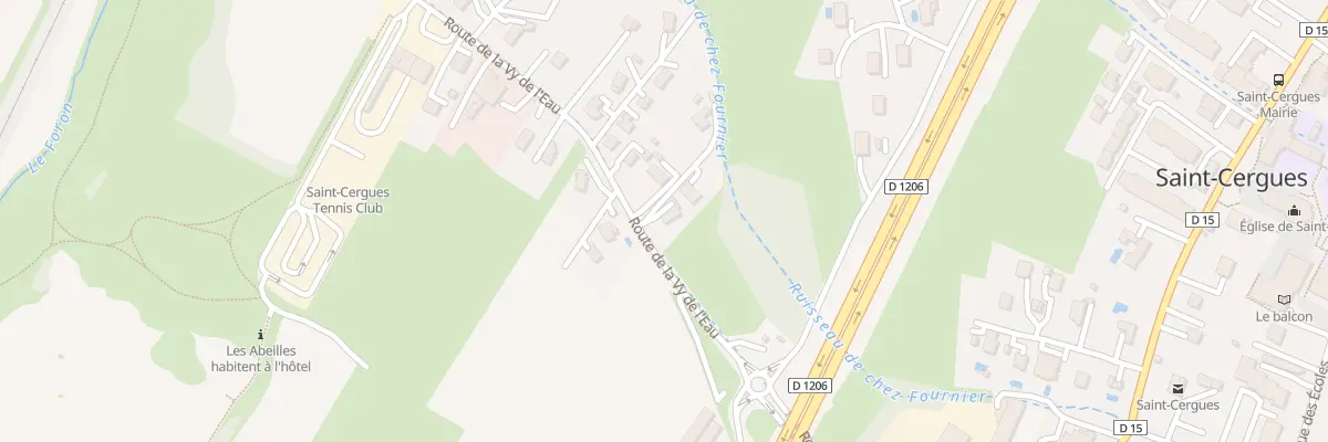 Plan du 422 Rte de la Vy de l’Eau à Saint-Cergues