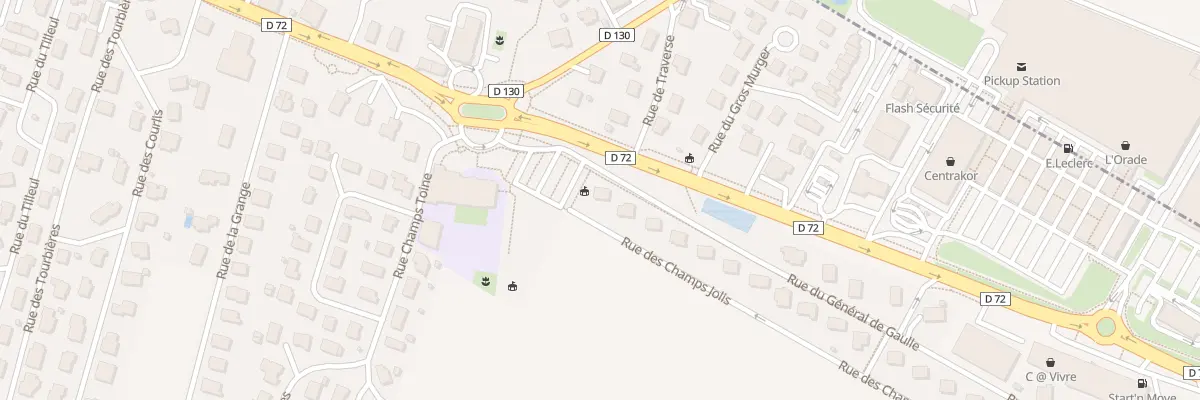Plan du 4 Rue du Général de Gaulle à Houtaud