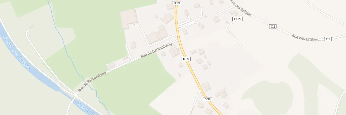Plan du 1338 Rue de Xertigny à Girancourt