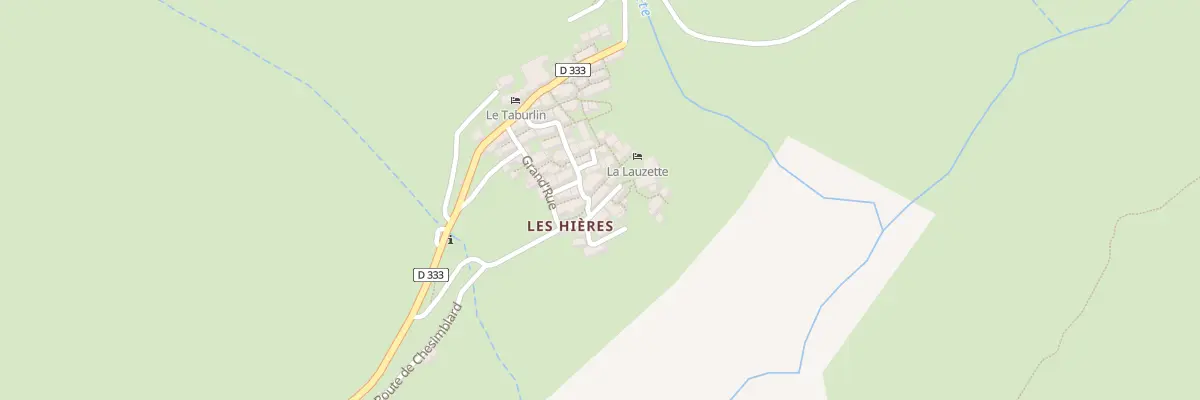 Plan du 5527 Les Hieres à La Grave