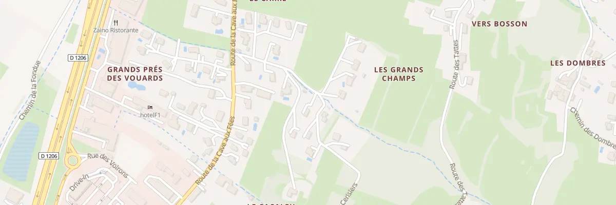 Plan du 150 Che des Cerisiers à Saint-Cergues