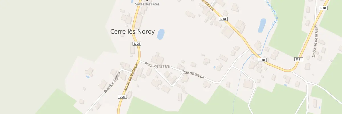 Plan du 6 Pl de la Hye à Cerre-lès-Noroy