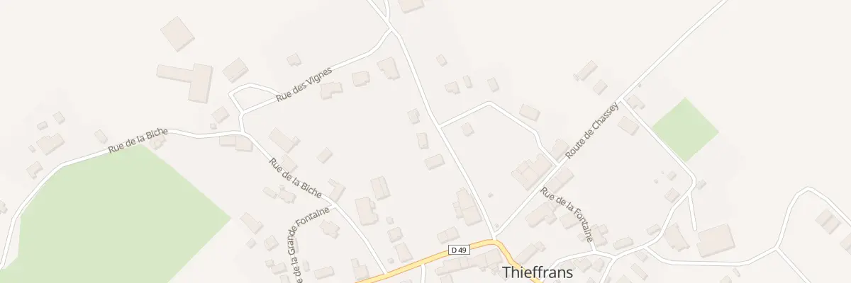 Plan du 7 Rue de la Maison du Vau à Thieffrans