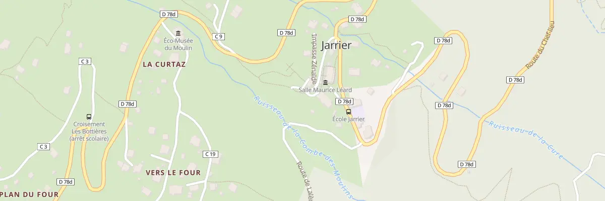 Plan du 5223 Jarrier à Jarrier