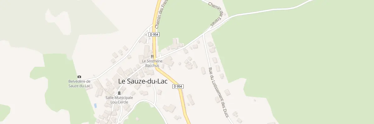 Plan du 40 Imp de la Ribière au Sauze-du-Lac