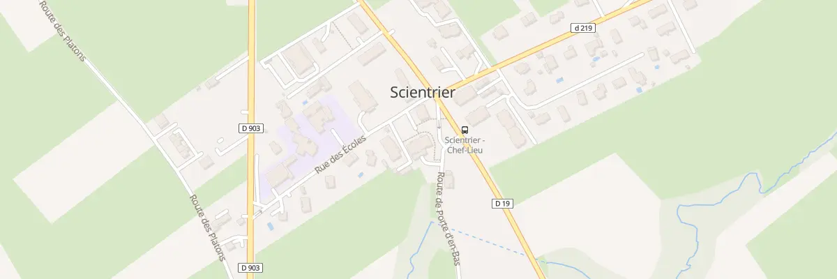 Plan du 29 Rue des écoles à Scientrier