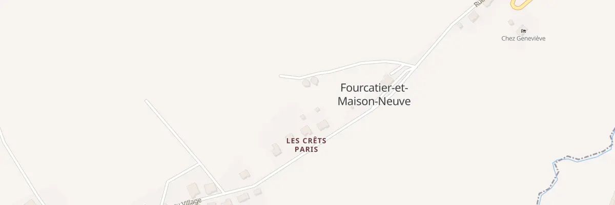 Plan du 23 Rue du Village à Fourcatier-et-Maison-Neuve
