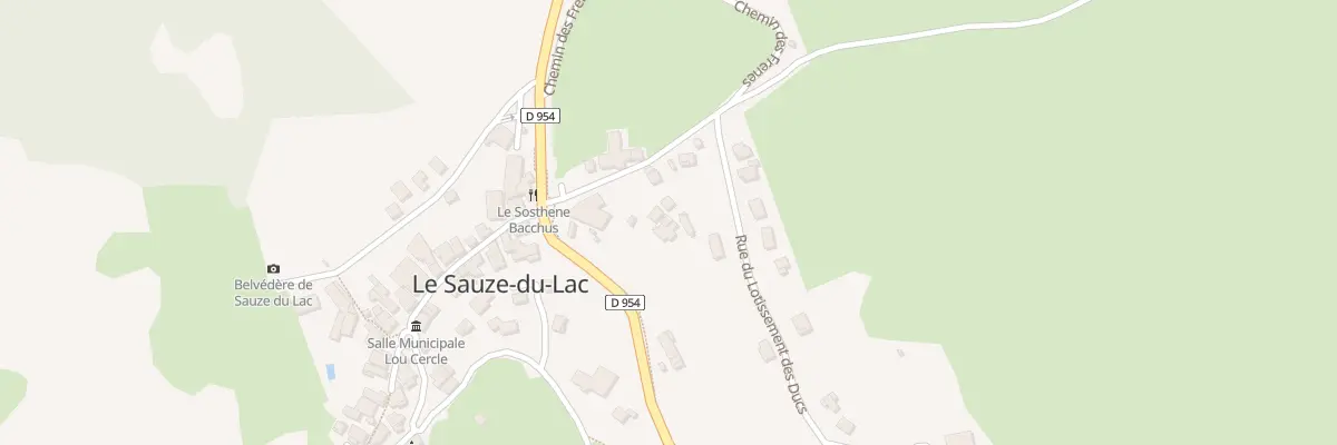 Plan du 50 Imp de la Ribière au Sauze-du-Lac
