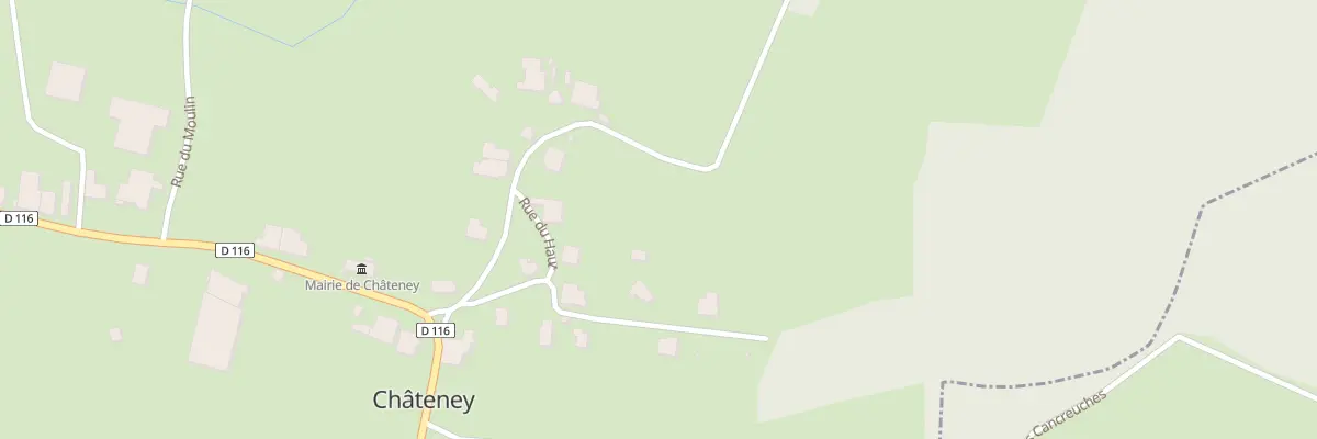 Plan du 3 Rue du Haut à Châteney