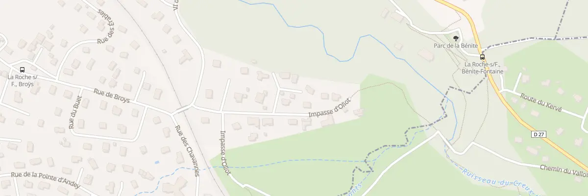 Plan du 147 Imp d’Oliot à La Roche-sur-Foron