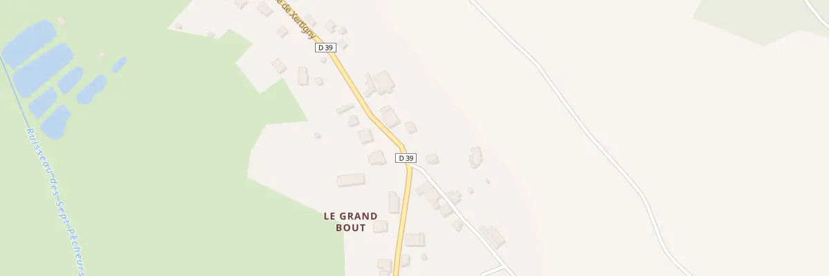 Plan du 999 Rue de Xertigny à Girancourt