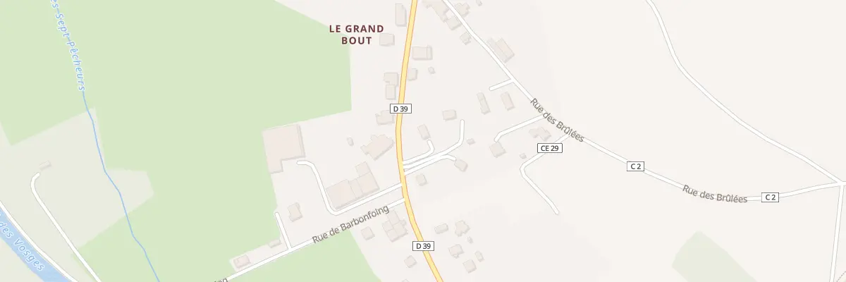 Plan du 1225 Rue de Xertigny à Girancourt