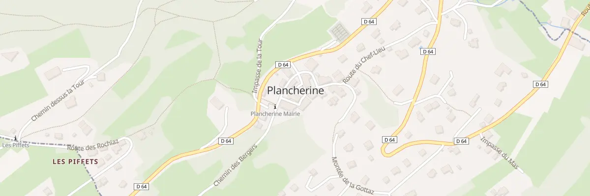 Plan du 117 Rte du Chef-lieu à Plancherine