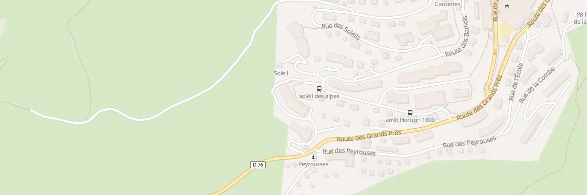 Plan du 233 Rue des Soleils à Orcières