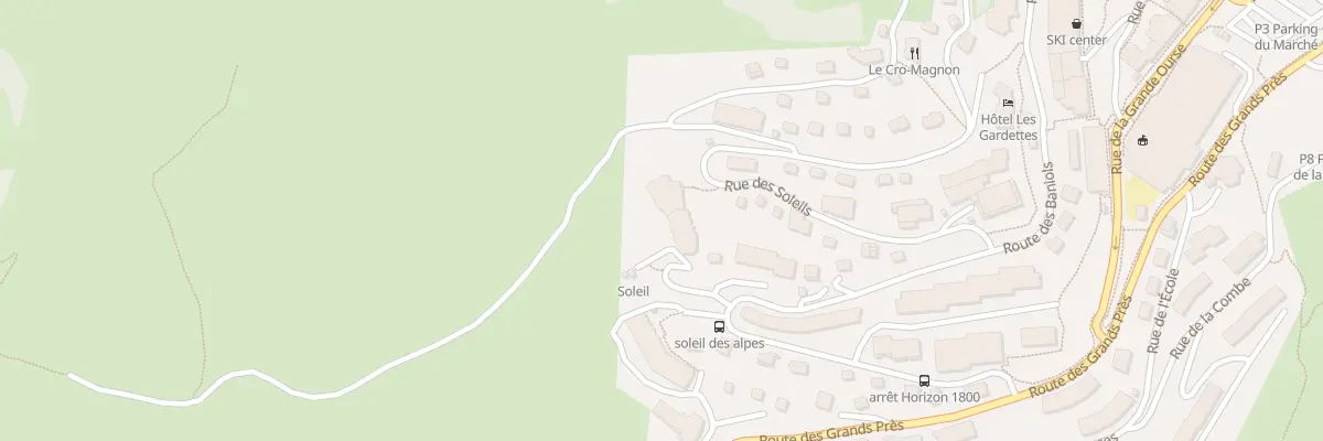 Plan du 239 Rue des Soleils à Orcières