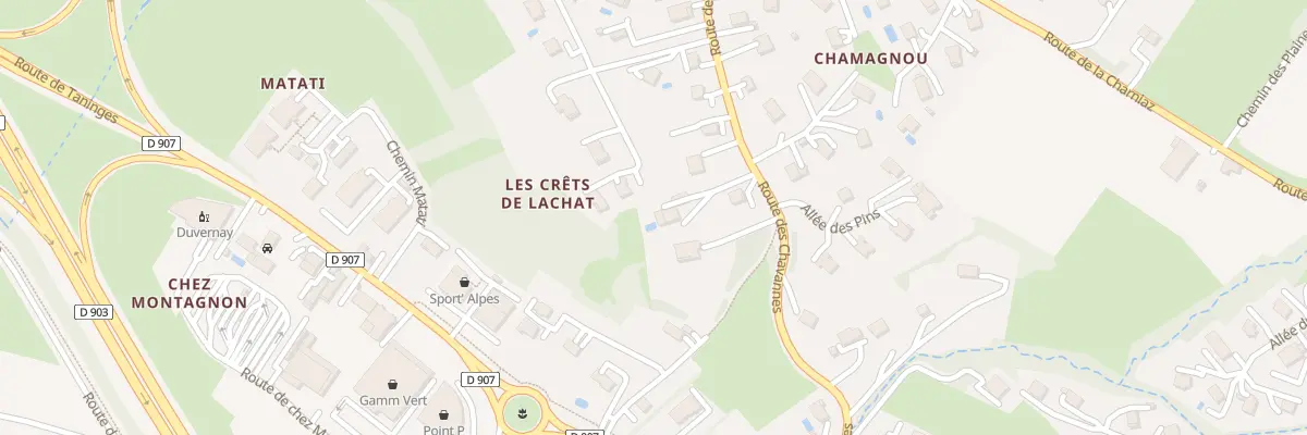 Plan du 347 Rte des Chavannes à Bonne