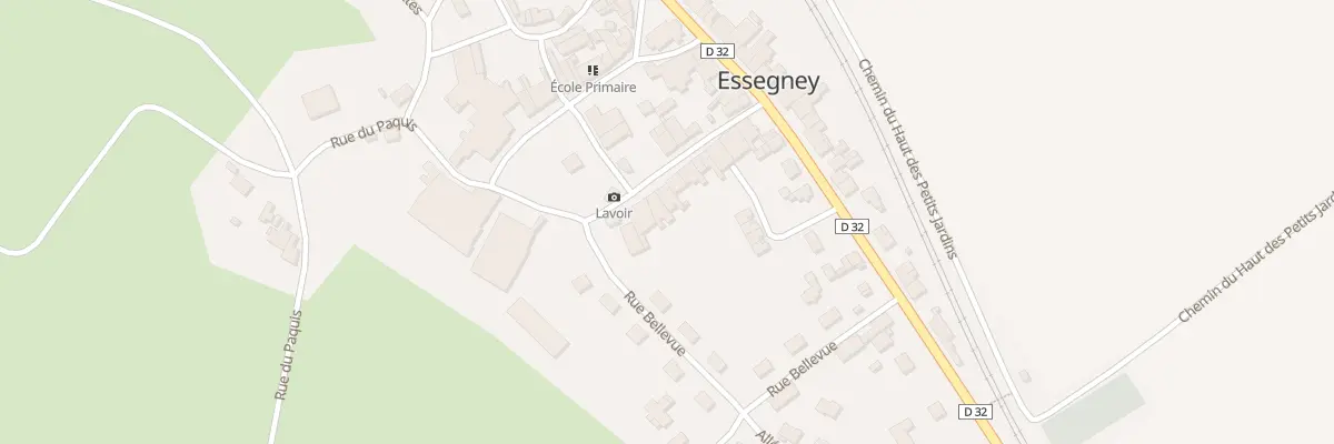 Plan du 14 Rue des Clercs à Essegney
