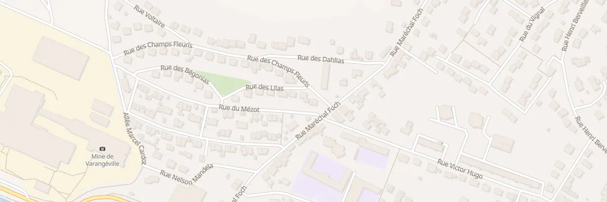 Plan du 1 Rue des Lilas à Varangéville