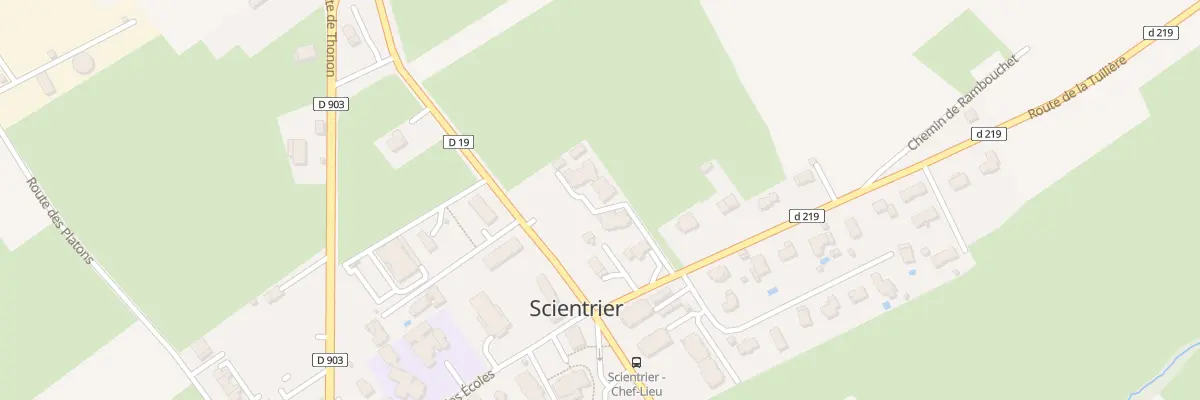 Plan du 67 Rte de la Tuilière à Scientrier
