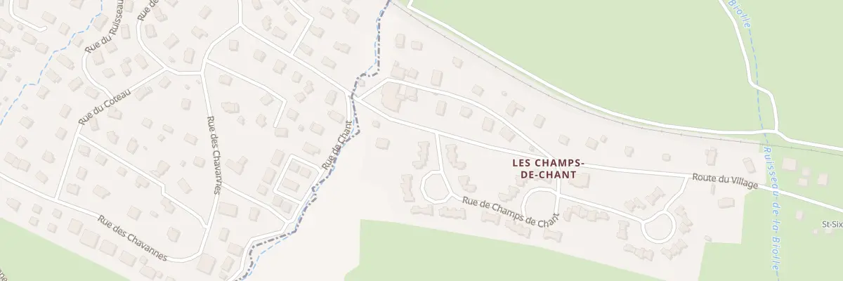 Plan du 38 Rue des Champs de Chant à Saint-Sixt