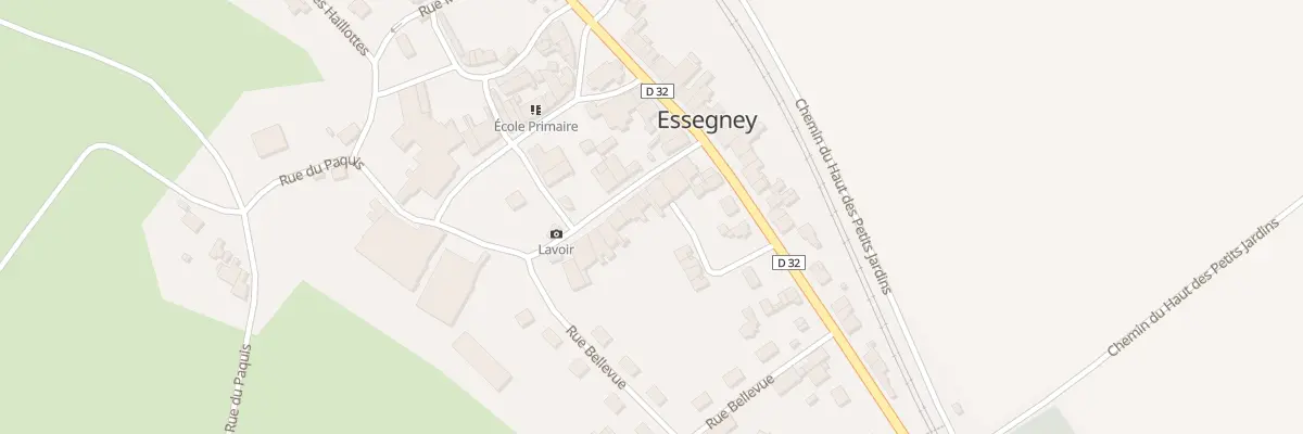 Plan du 6 Rue des Clercs à Essegney