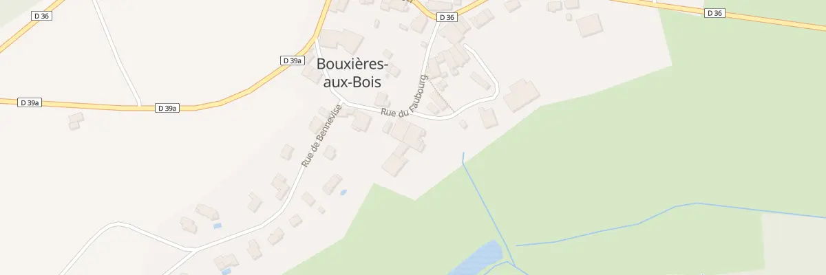 Plan du 119 Rue du Faubourg à Bouxières-aux-Bois