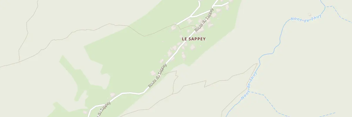 Plan du 2540 Rte du Sappey à Thônes