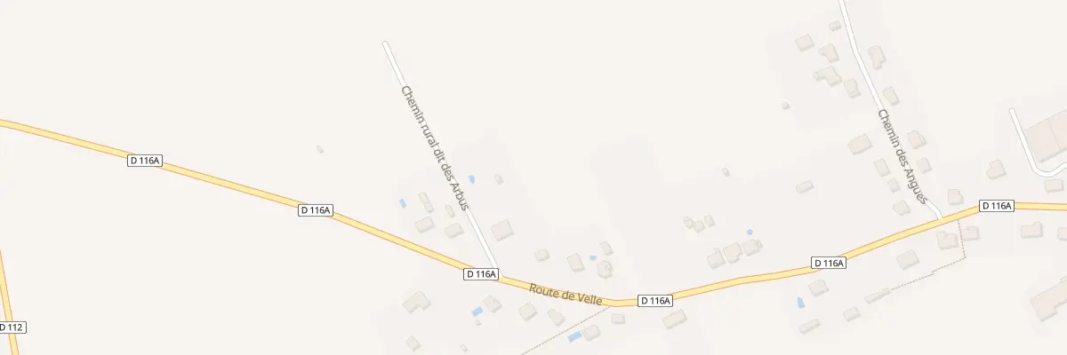 Plan du 28 Rte de Velle à Haussonville