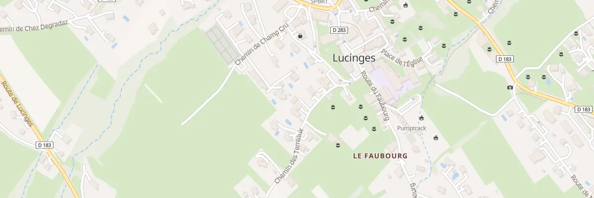 Plan du 110 Che des Terreaux à Lucinges