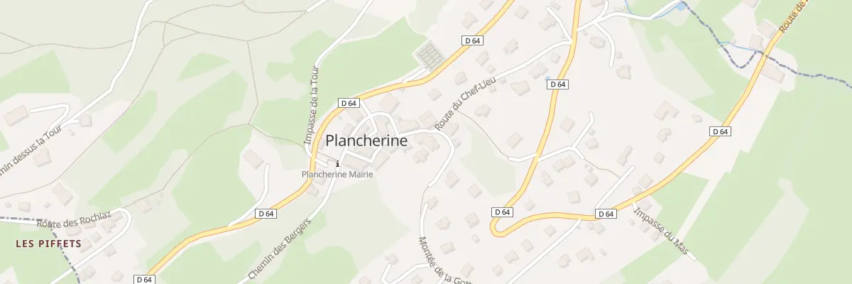 Plan du 192 Rte du Chef-lieu à Plancherine