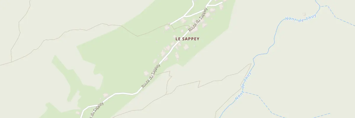 Plan du 2572 Rte du Sappey à Thônes