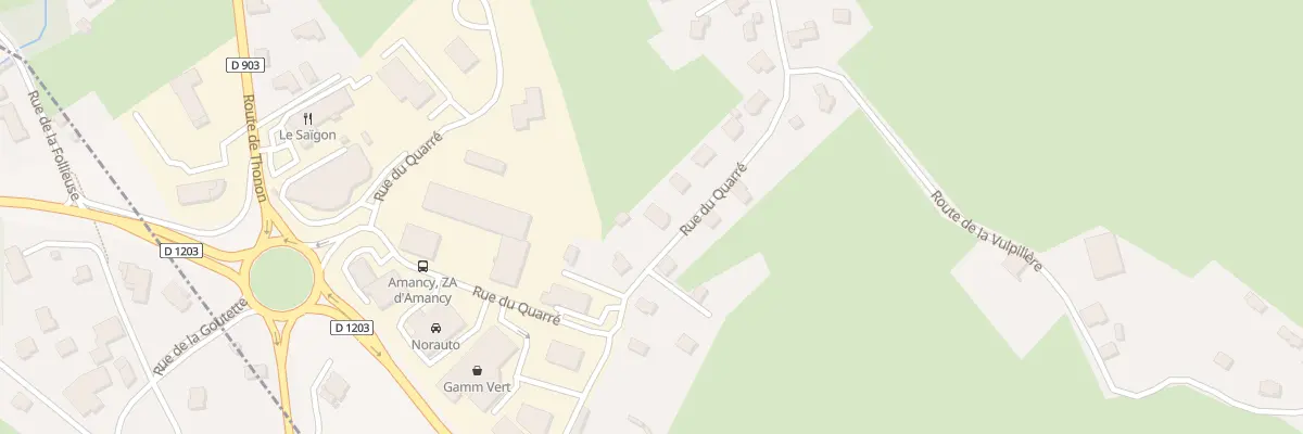 Plan du 250 Rue du Quarre à Amancy