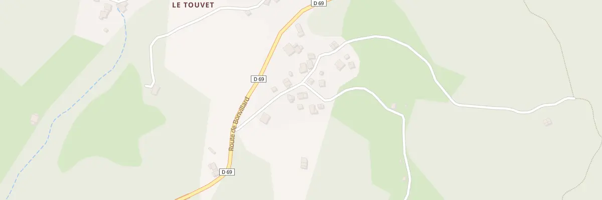 Plan du 124 Che du Touvet d’En Haut à Bonvillard