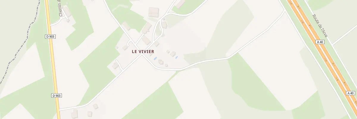 Plan du 559 Rte du Vivier à Scientrier