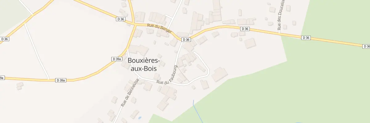 Plan du 37 Rue du Faubourg à Bouxières-aux-Bois