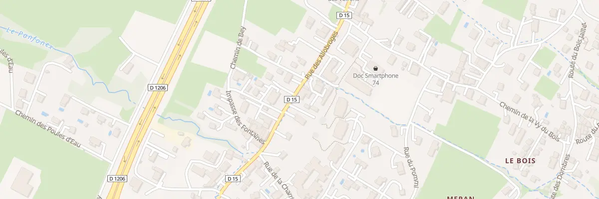 Plan du 1735 Rue des Allobroges à Saint-Cergues