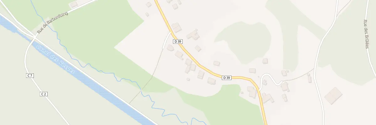 Plan du 1518 Rue de Xertigny à Girancourt