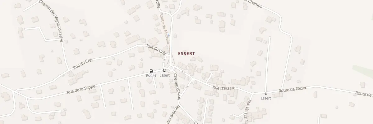 Plan du 5 Rue d’essert à Messery