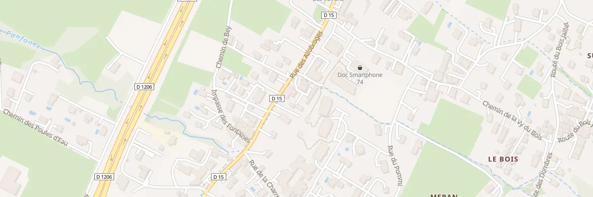Plan du 1699 Rue des Allobroges à Saint-Cergues