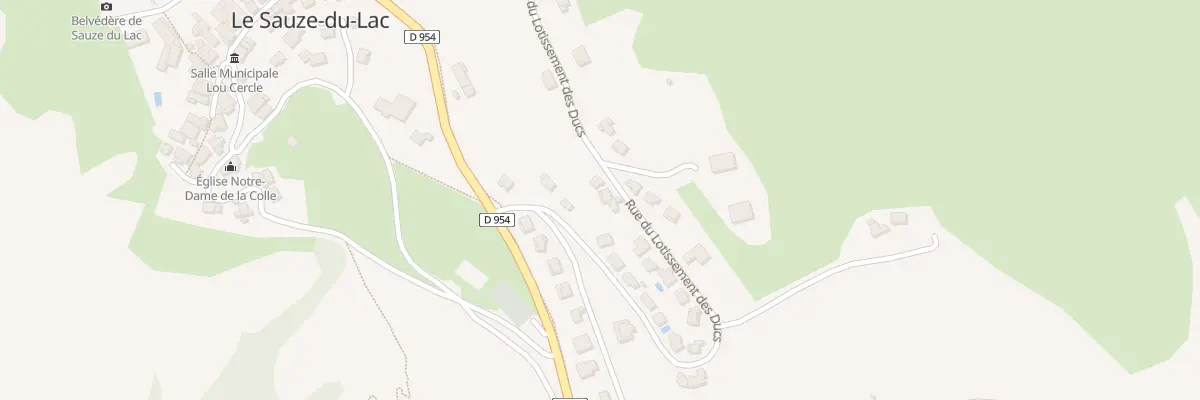 Plan du 5117 Lot Les Ducs au Sauze-du-Lac